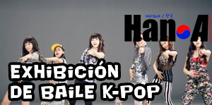 Exhibición en vivo de baile K-Pop