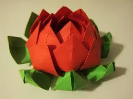 Flor de Loto de Papel