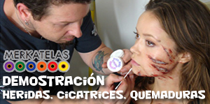 Demostración: heridas, cicatrices y quemaduras