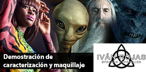 Demostraciones de caracterización y maquillaje de efectos especiales Demostraciones de caracterización y maquillaje de efectos especiales